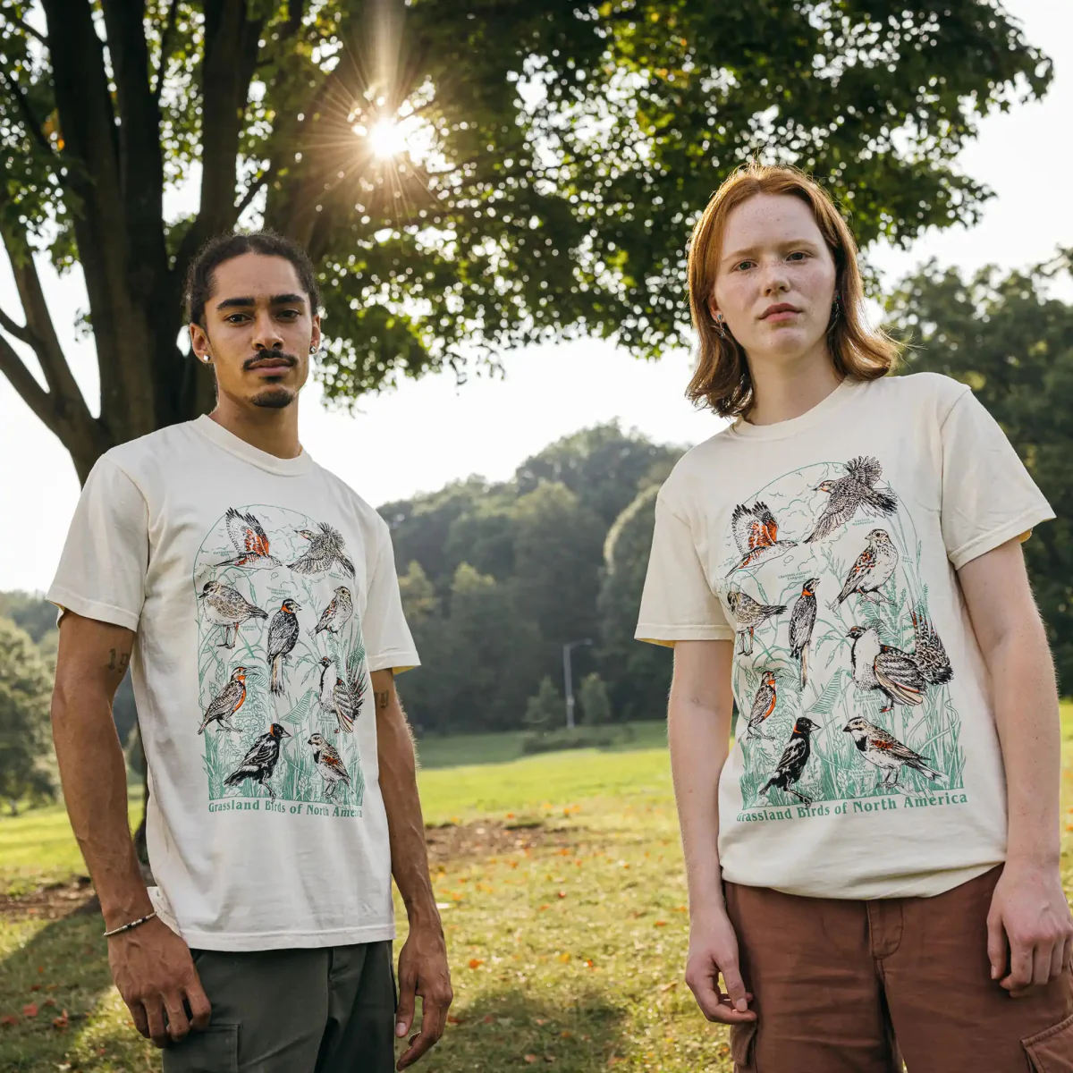Grassland Birds of North America Tee - Image 3