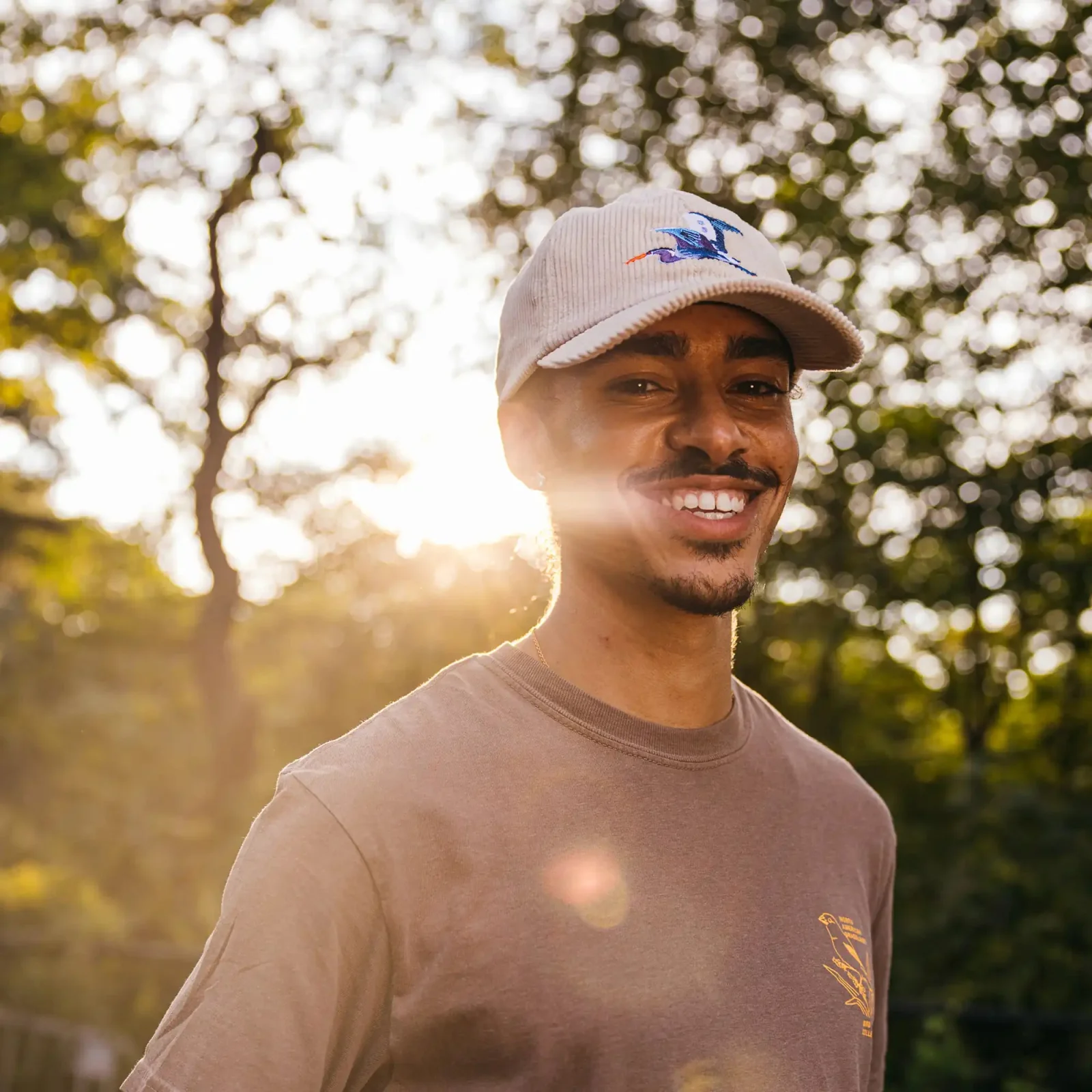 Great Blue Heron Corduroy Hat - Image 3