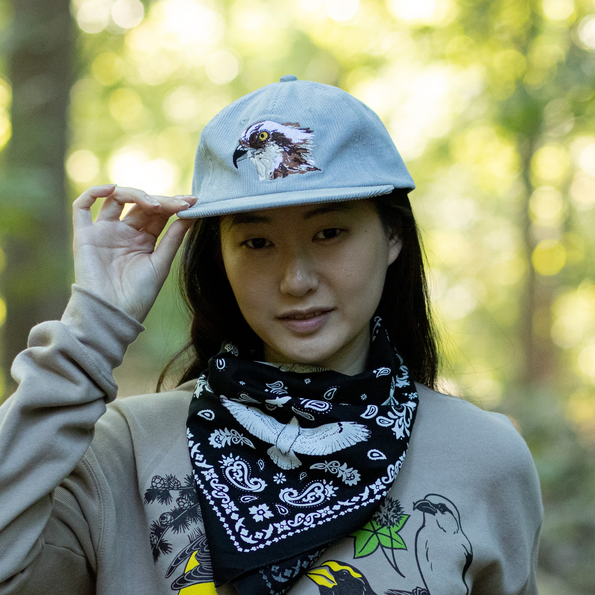 Hawks In Flight Bandana - Image 3