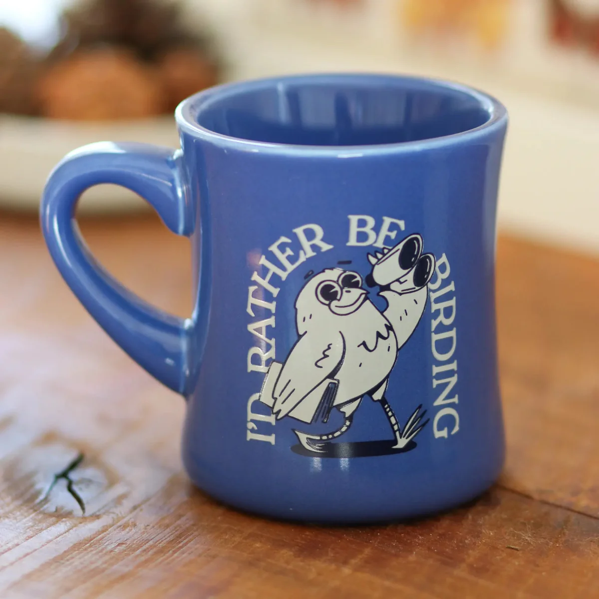 I'd Rather Be Birding Ceramic Mug - Image 5