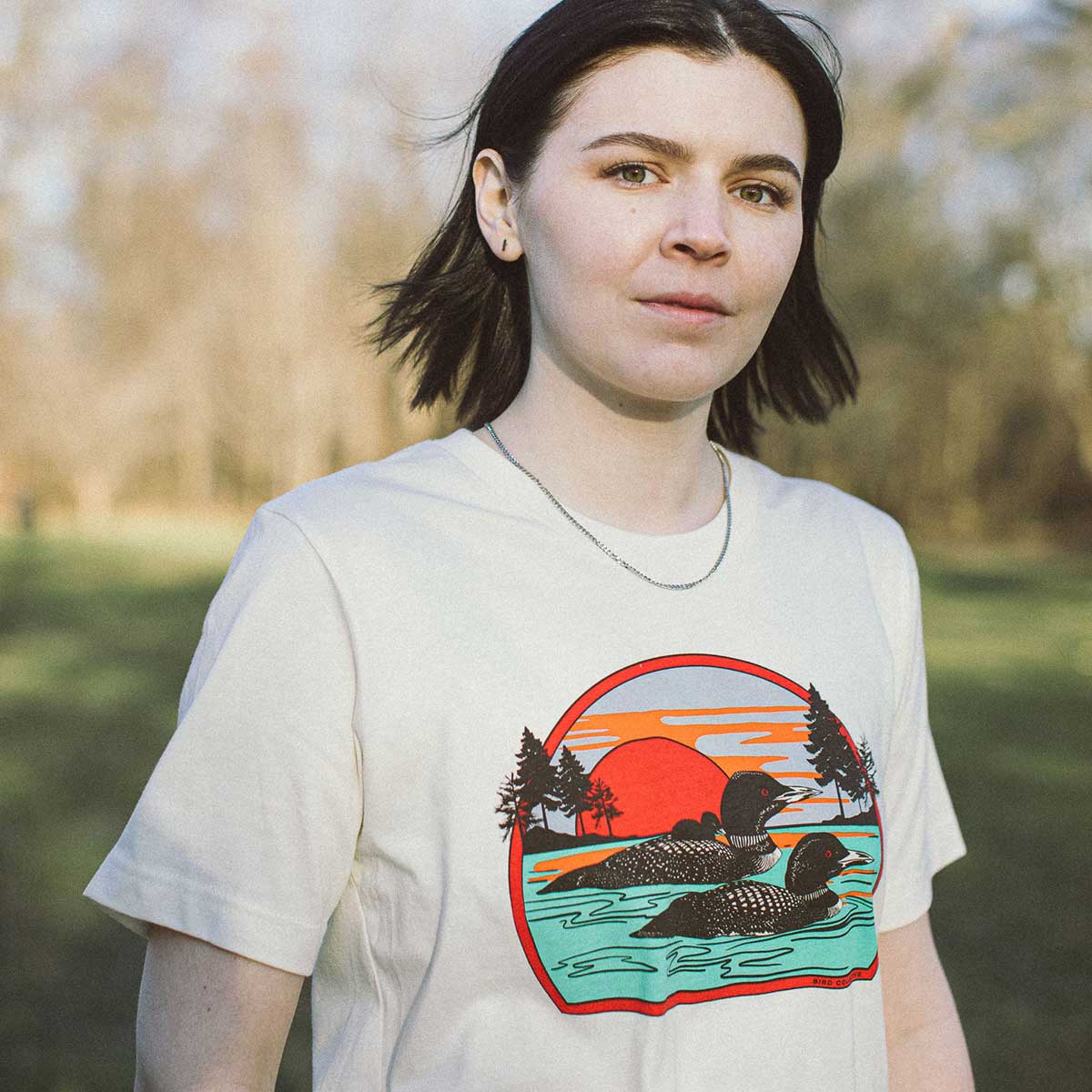 Retro Common Loon Lightweight Tee - Image 3