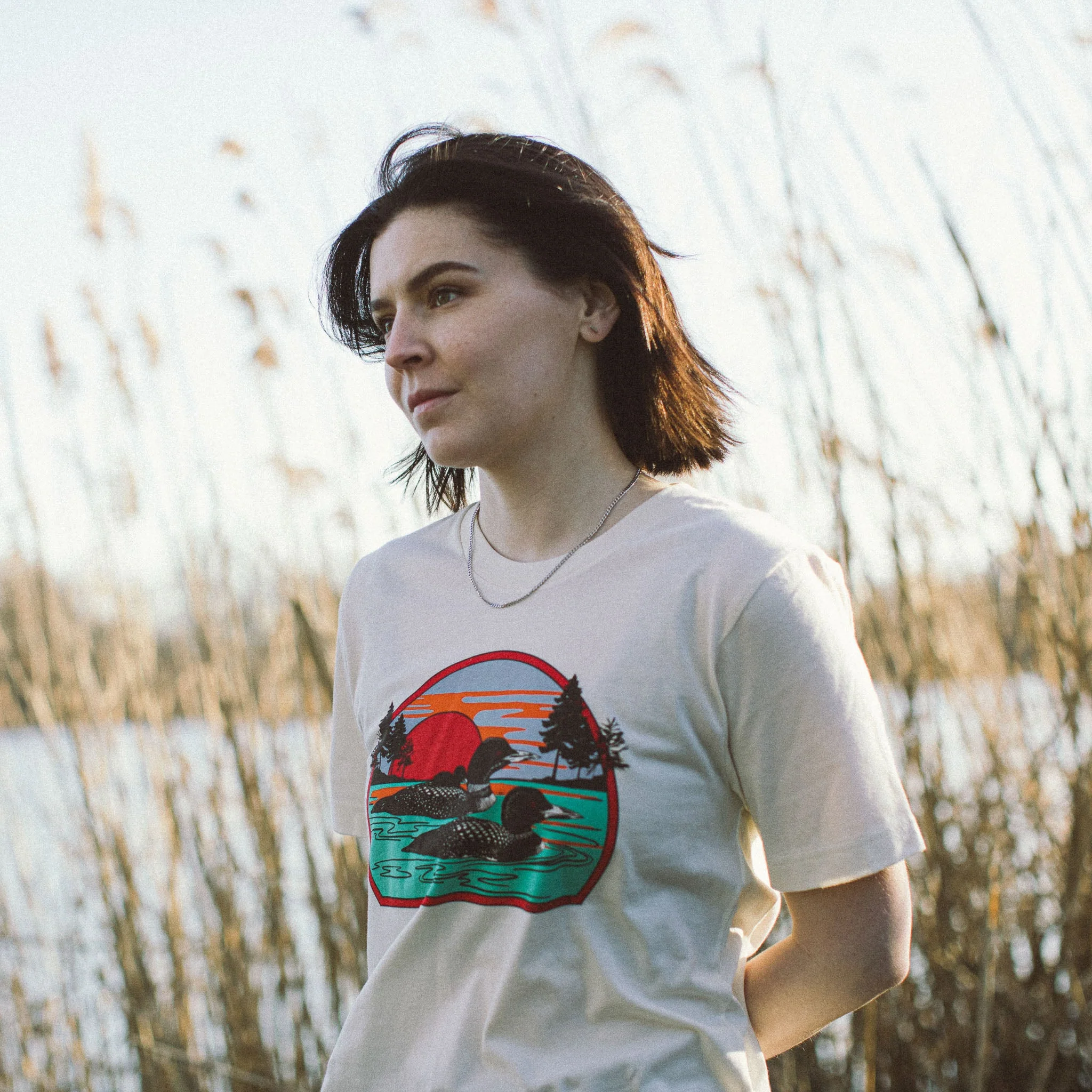 Retro Common Loon Lightweight Tee - Image 4
