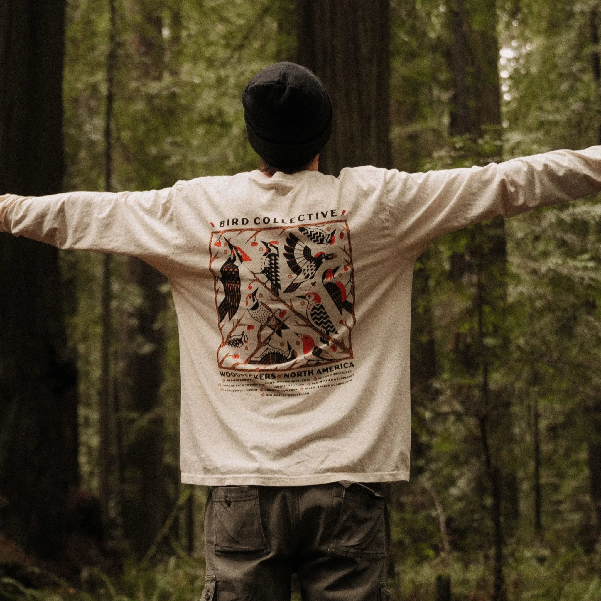 Woodpeckers of North America Long Sleeve Tee - Image 3